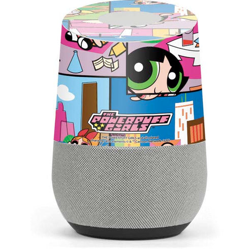 Cartoon Network Powerpuff Girls Patches Google Home Skin